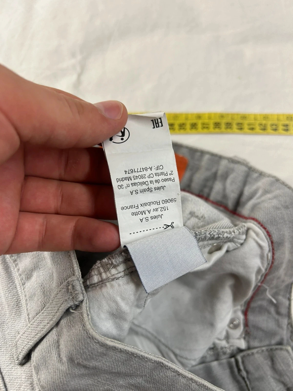 Jean slim gris Jules taille W26 L34 – photo 11
